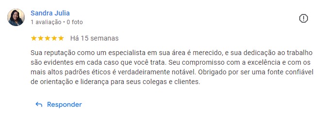 Avaliação de cliente 5